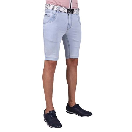 Bermuda corta denim confort