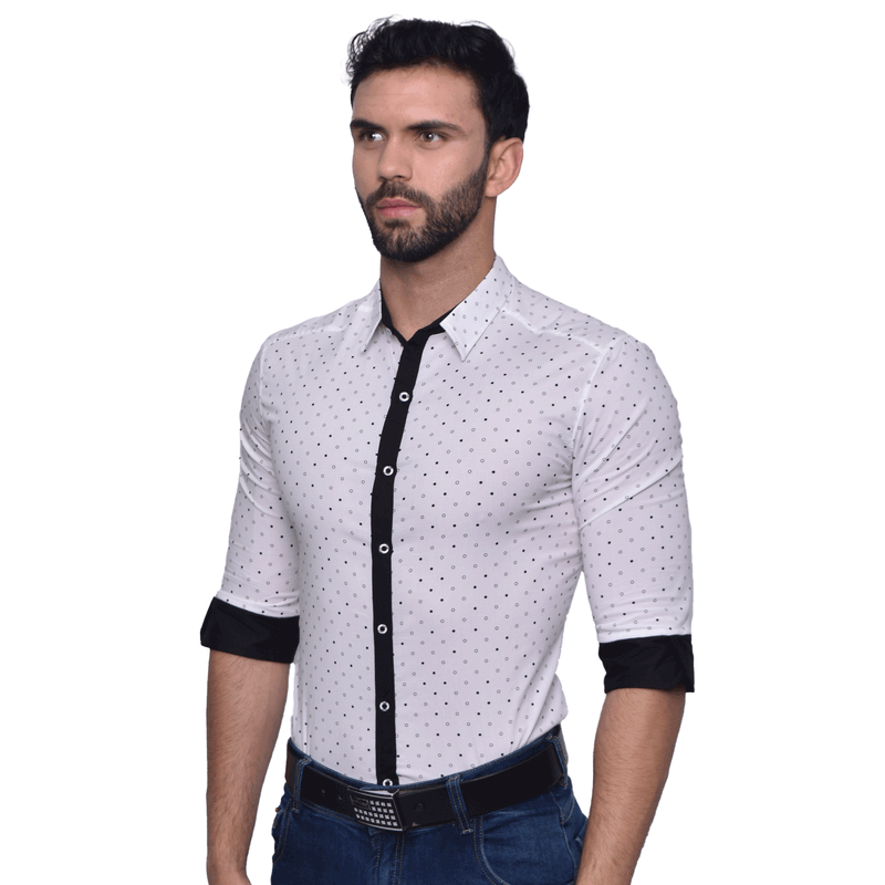 Camisa 3 4 Con Estampado Digital y Corte Especial Perfect Fit