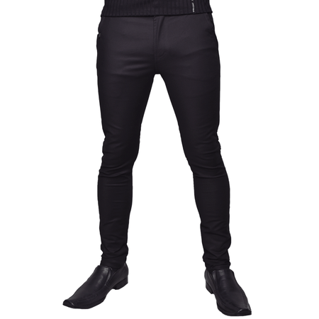 PANTALON CHINO PITILLO EN TELA SATINADA CONFORT TACTO SOFT