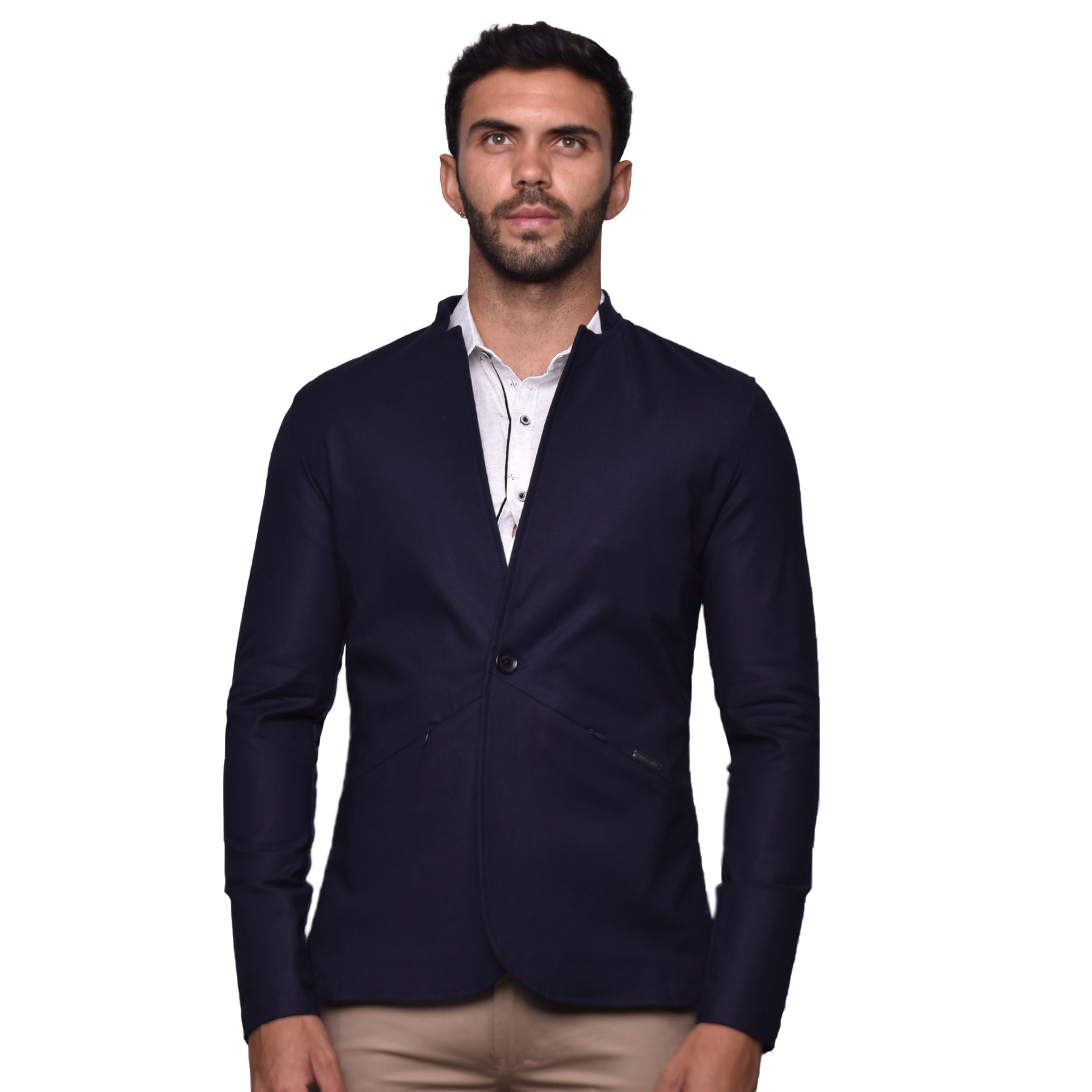 BLAZER DRILL PERFECT FIT AZUL NOCHE