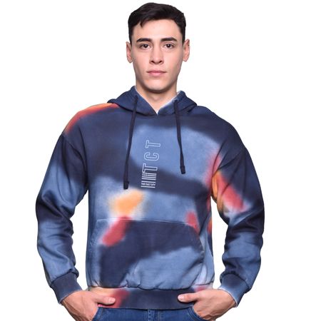 HOODIE SPRAY DYE OVERSIZE - AZUCEL