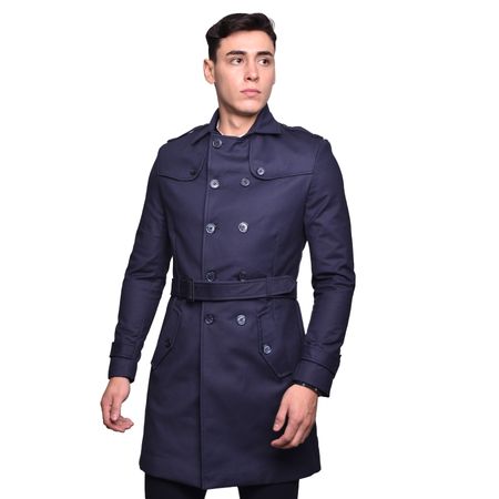 SACO CORTO SATINADO MATE- NAVY