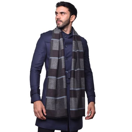 BUFANDA DISEÑO MARINERO - NEGRIS