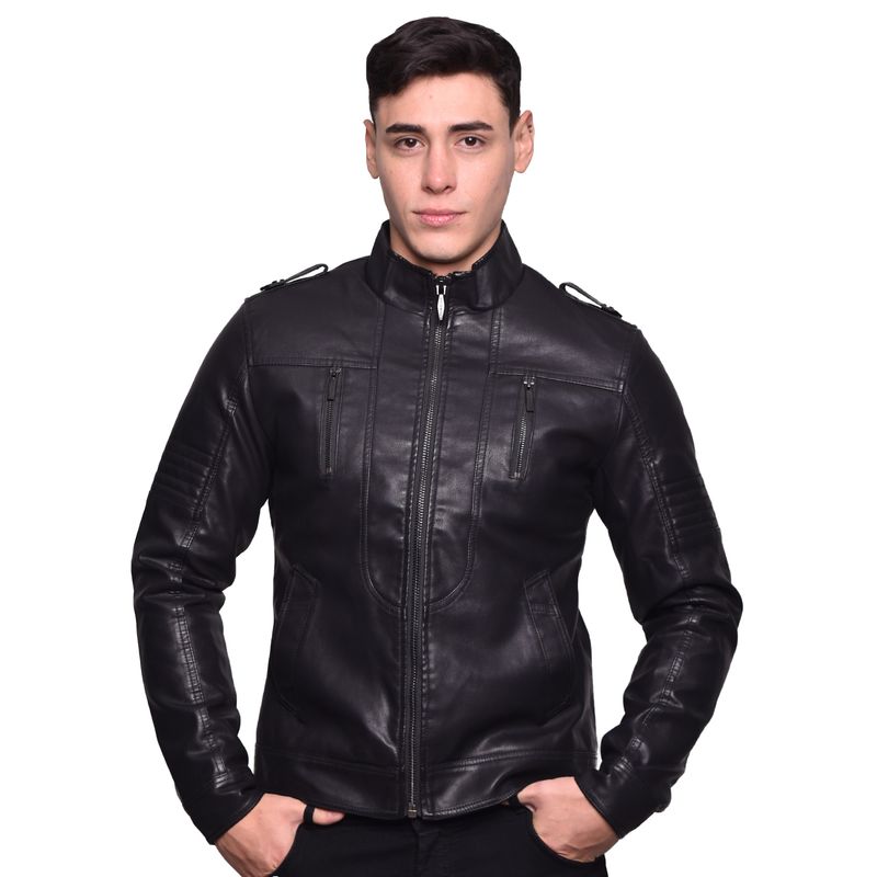 CHAQUETA DE CUERO ECOLOGICO