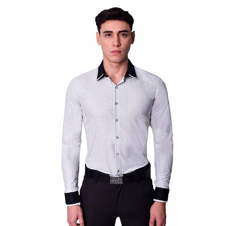 CAMISA MANGA LARGA PERFECT FIT - BLANE
