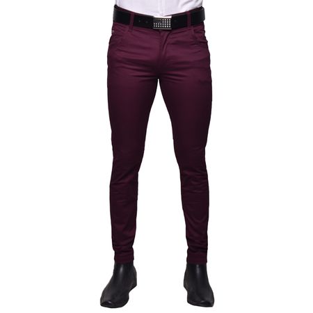 PANTALON DRILL CONFORT PITILLO - BURGUNDY