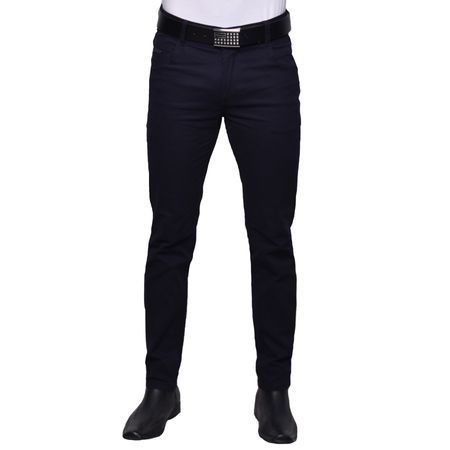 PANTALON DRILL CONFORT SEMIPITILLO - AZUL