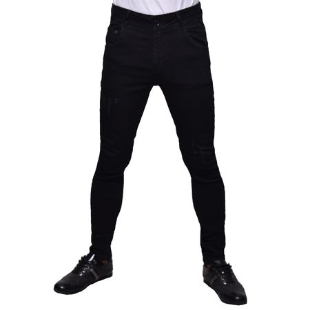 PANTALON DENIM CONFORT PITILLO - NEGRO