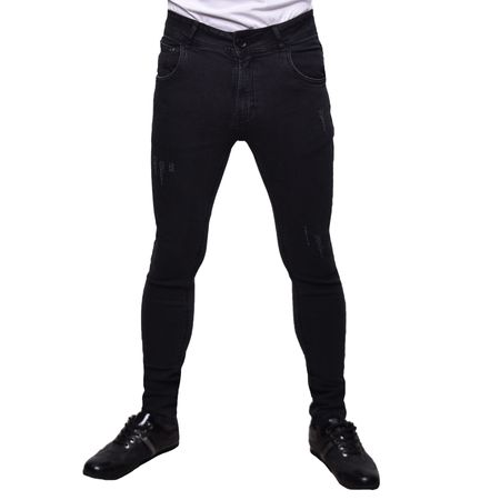 PANTALON DENIM CONFORT SEMIPITILLO - PLOMO