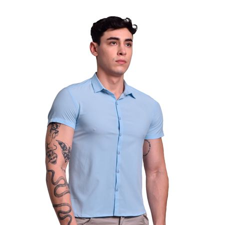 CAMISA MANGA CORTA PERFECT FIT - SKYY