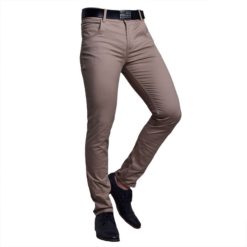 PANTALON DRILL CONFORT SEMIPITILLO - BEIGE