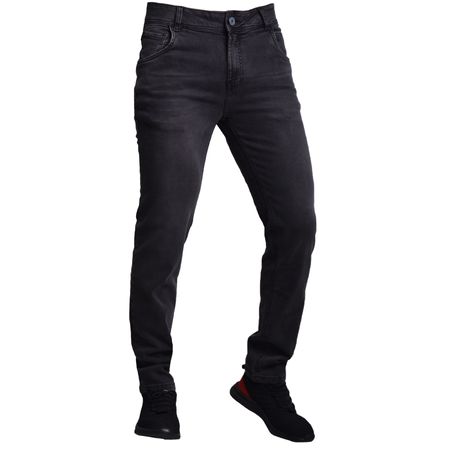 PANTALON DENIM CONFORT SEMIPITILLO - PLOMO