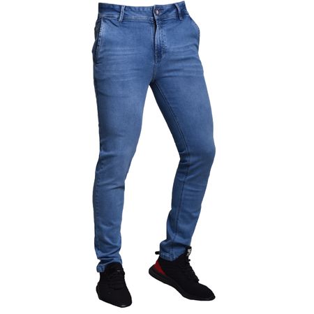 PANTALON DENIM CONFORT PITILLO - BEIGE