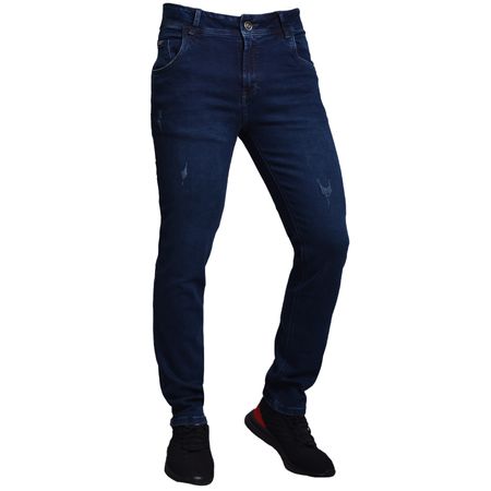 PANTALON DENIM CONFORT SEMIPITILLO - ACERO