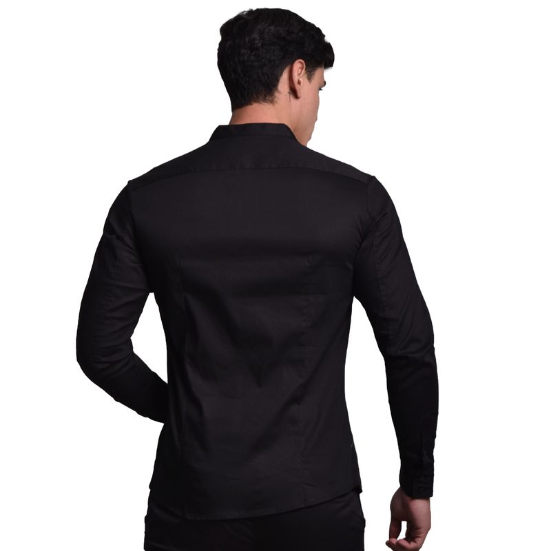 CAMISAMANGALARGAPERFECTFITNEGRO