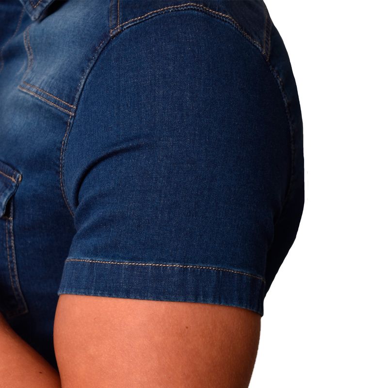CAMISA-DENIM-MANGA-CORTA-PERFECT-FIT---BEIGE
