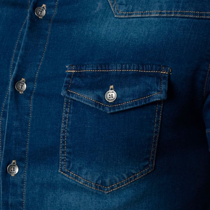 CAMISA-DENIM-MANGA-CORTA-PERFECT-FIT---BEIGE