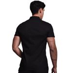 CAMISAMANGACORTAPERFECTFITNEGRO