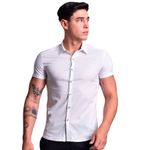 CAMISAMANGACORTAPERFECTFITBLANCO