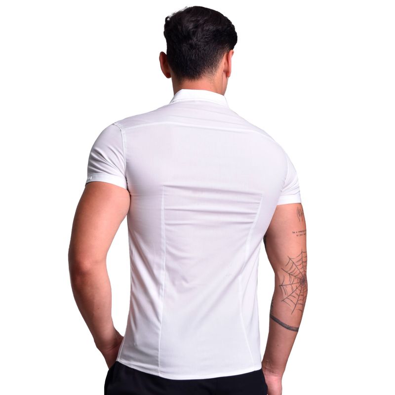 CAMISAMANGACORTAPERFECTFITBLANCO