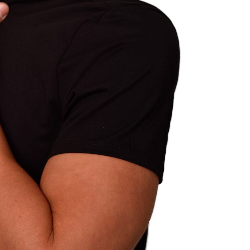 POLO-CUELLO-V-MANGA-CORTA---NEGRO