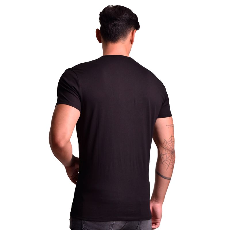 POLO-CUELLO-V-MANGA-CORTA---NEGRO