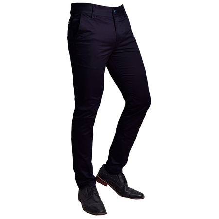 PANTALON DRILL CONFORT SEMIPITILLO - AZUL NOCHE
