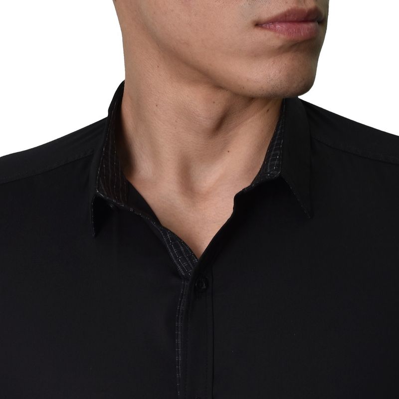 CAMISAMANGALARGAPERFECTFITNEGRO