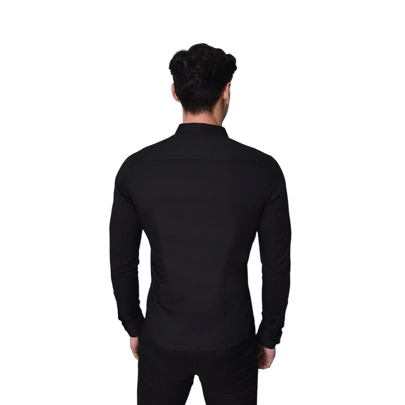 CAMISAMANGALARGAPERFECTFITNEGRO