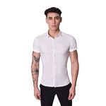 CAMISAMANGACORTAPERFECTFITBLANCO