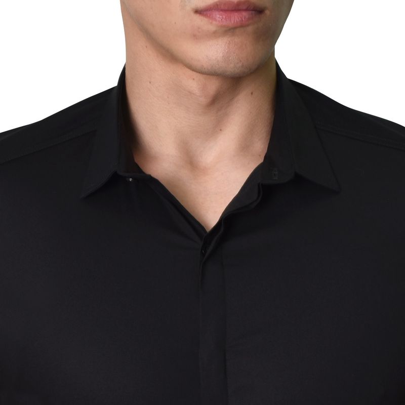 CAMISA-MANGA-CORTA-PERFECT-FIT---NEGRO