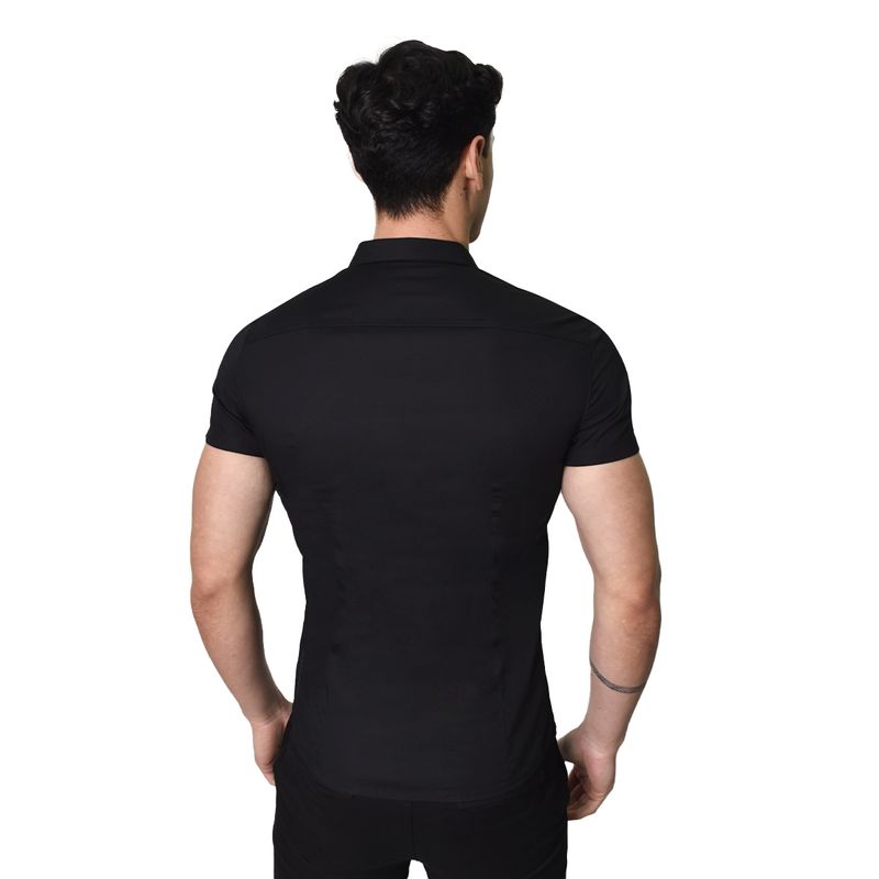 CAMISA-MANGA-CORTA-PERFECT-FIT---NEGRO