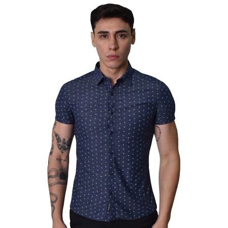 CAMISA MANGA CORTA PERFECT FIT - AZUCEL