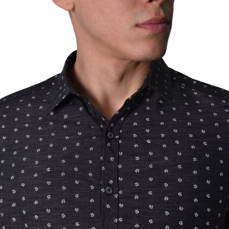 CAMISAMANGACORTAPERFECTFITNEBLA