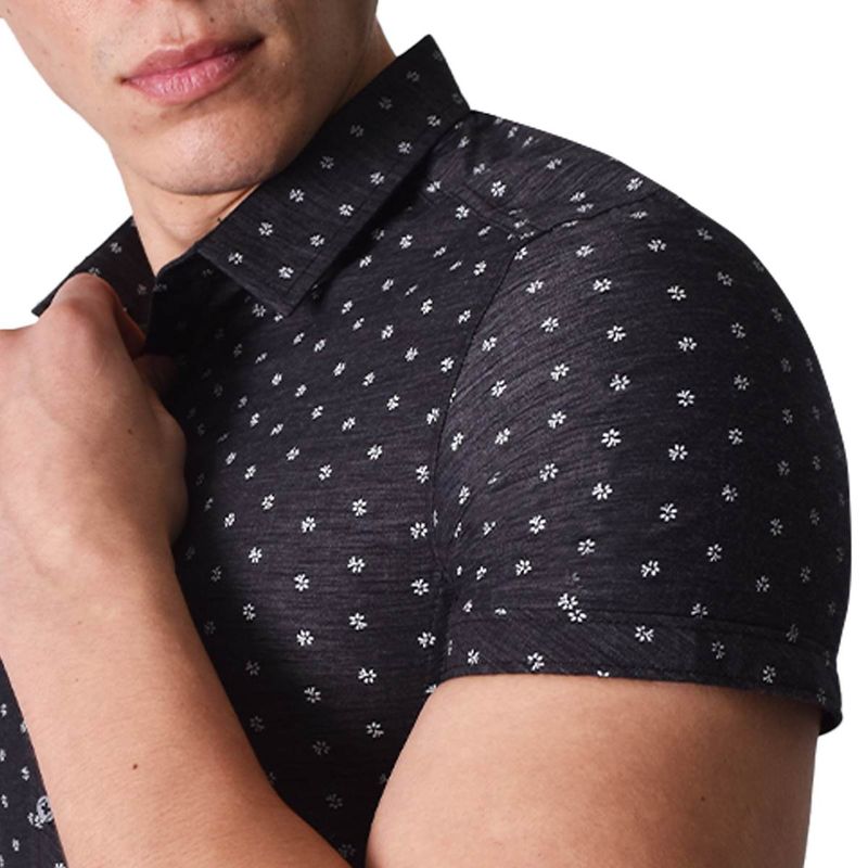 CAMISAMANGACORTAPERFECTFITNEBLA