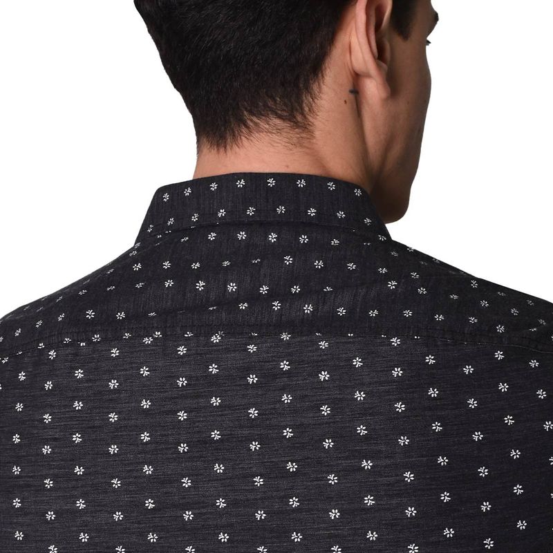 CAMISAMANGACORTAPERFECTFITNEBLA