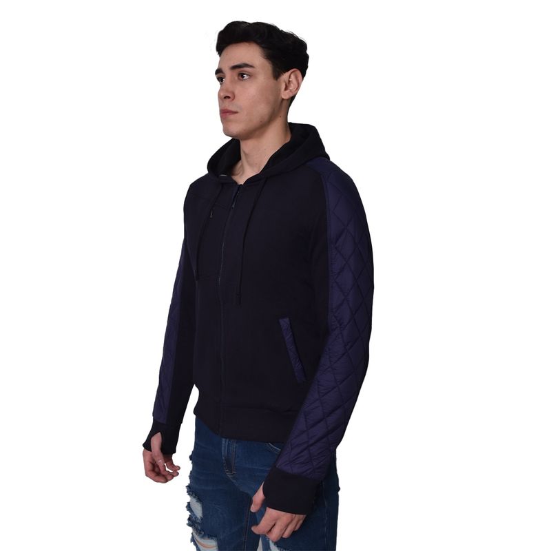 HOODIE-CON-APLICACION-ACOLCHADA-SLIM-FIT---AZUL-NOCHE