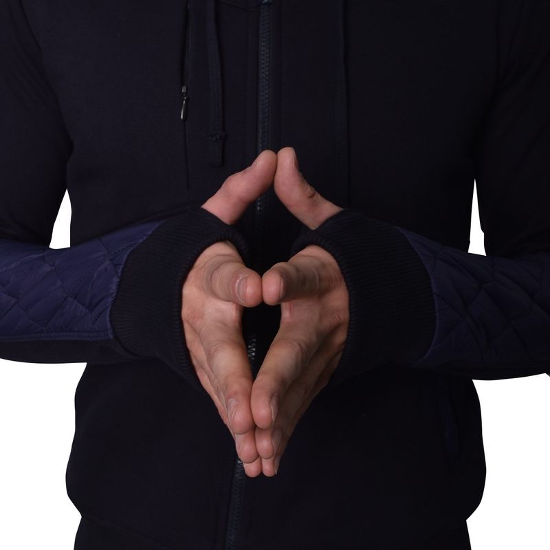 HOODIE-CON-APLICACION-ACOLCHADA-SLIM-FIT---AZUL-NOCHE