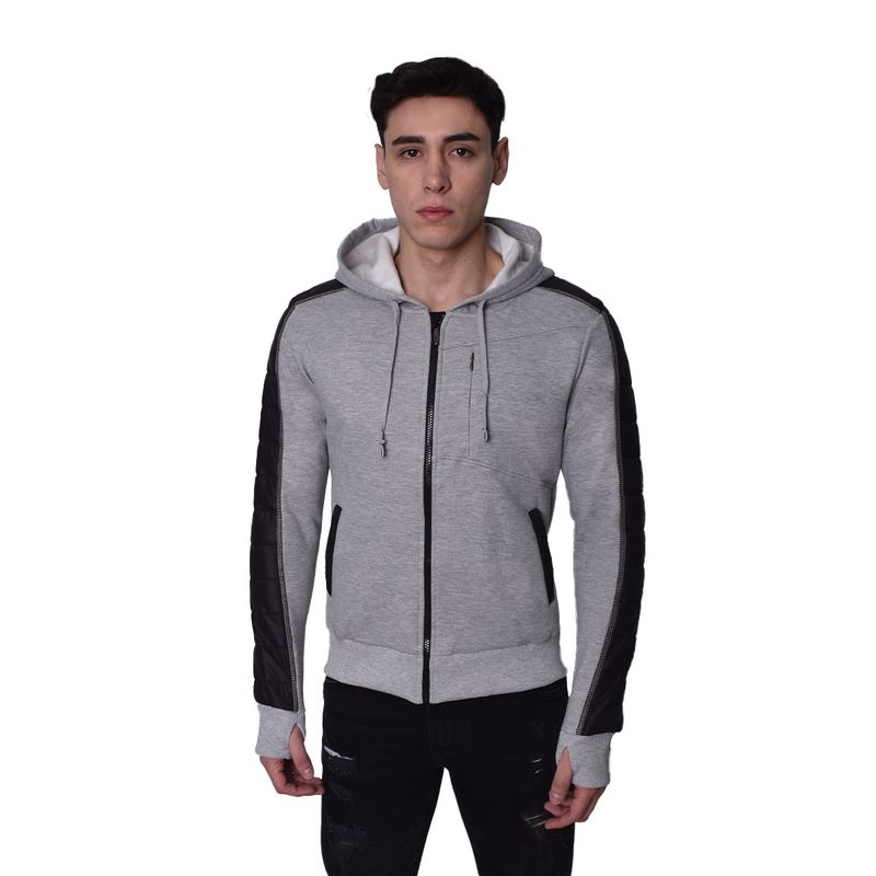 HOODIE-CON-APLICACION-ACOLCHADA-SLIM-FIT---MELANGE