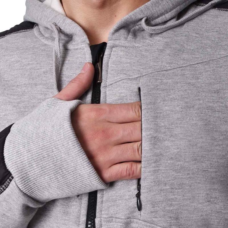 HOODIE-CON-APLICACION-ACOLCHADA-SLIM-FIT---MELANGE