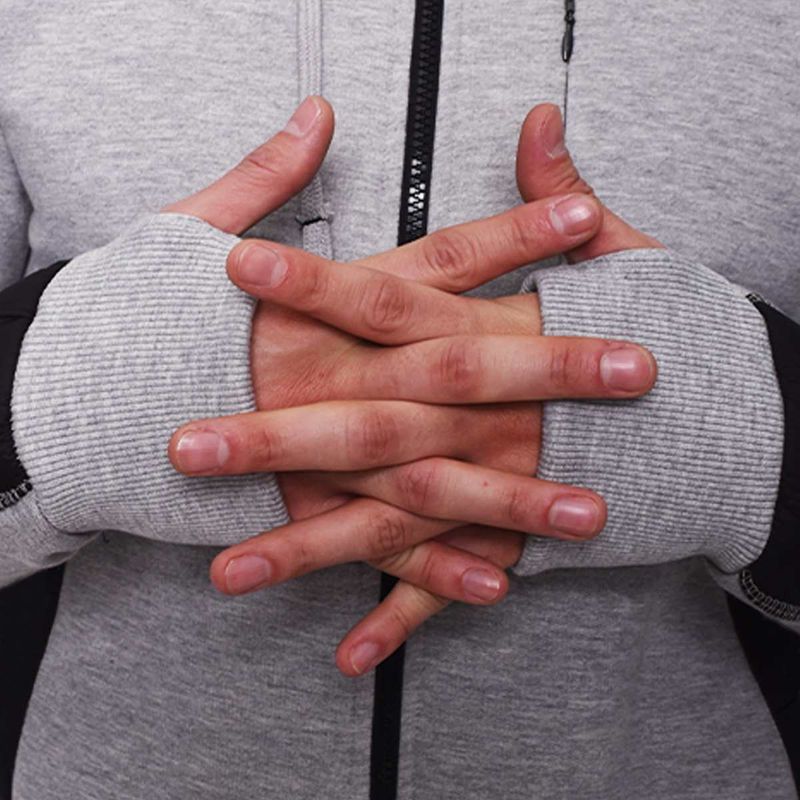 HOODIE-CON-APLICACION-ACOLCHADA-SLIM-FIT---MELANGE