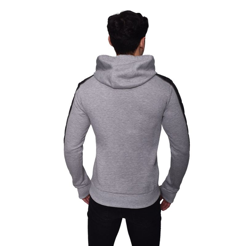 HOODIE-CON-APLICACION-ACOLCHADA-SLIM-FIT---MELANGE