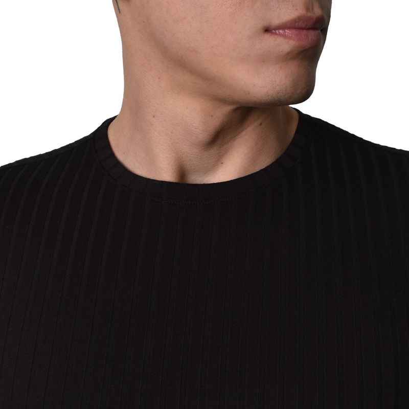 POLO-MANGA-CORTA-CUELLO-REDONDO---NEGRO