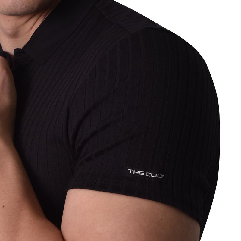 POLO-MANGA-CORTA-CUELLO-REDONDO---NEGRO