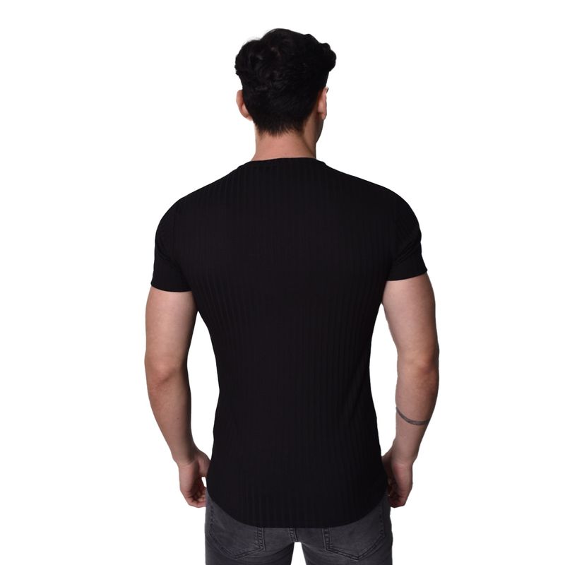 POLO-MANGA-CORTA-CUELLO-REDONDO---NEGRO