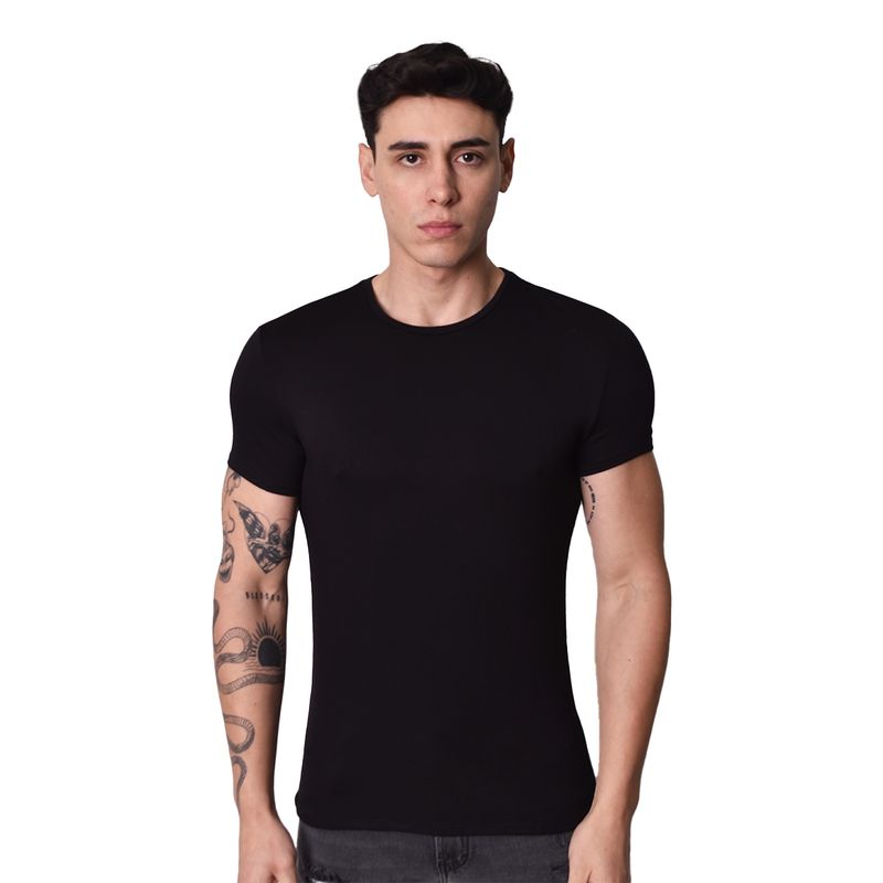 POLO-CUELLO-REDONDO-MANGA-CORTA---NEGRO