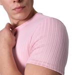 POLO-MANGA-CORTA-CUELLO-V---ROSA