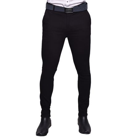 PANTALON PITILLO DRILL CONFORT - NEGRO