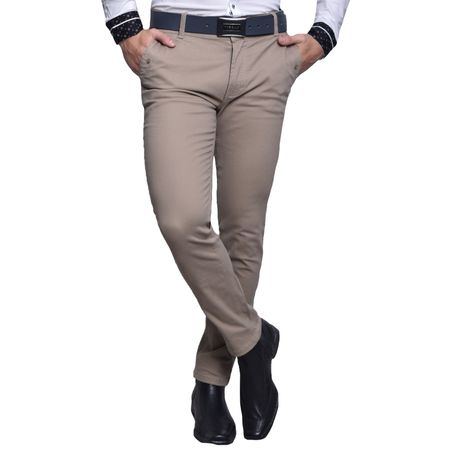 PANTALON SEMIPITILLO DRILL CONFORT - BEIGE