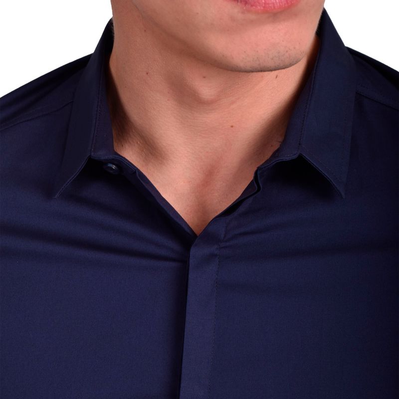 CAMISA-MANGA-CORTA-PERFECT-FIT---AZUL-NOCHE
